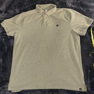 NIKE Sportswear POLO Men's Size XXL Olive Green Pineheel swoosh